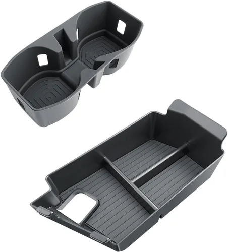 Miniatura 8 de SKTU 2 unidades para 2024-2026 Lincoln Nautilus Organizador de consola central para 2024-2026 Lincoln Nautilus (Premiere/Reserve/Black Label)