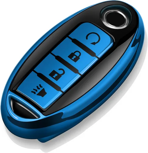 Miniatura 6 de Tukellen Compatible con Nissan - Funda para llavero de TPU suave para Infiniti X-Trail Rogue Altima Quest Pathfinder Sentra Patrol CIMA Fuga Armada