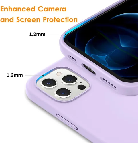 Miniatura 4 de DTTO Funda compatible con iPhone 12/12 Pro, a prueba de golpes, de silicona [serie Romance] [protección mejorada de cámara y pantalla] con cojín