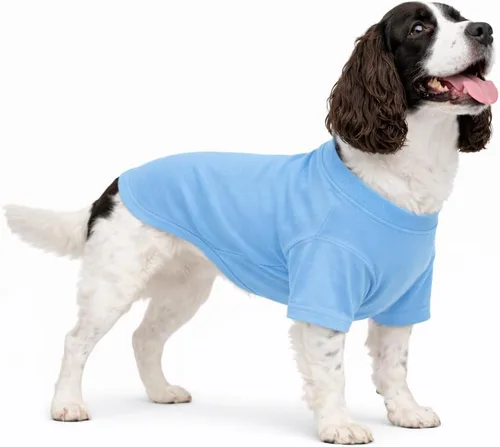 Miniatura 10 de Lovelonglong 2019 - Ropa para mascotas, Disfraces para Perro, Ropa Camisetas en blanco para Perros Grande Medianos Pequeños 100% Algodón 18