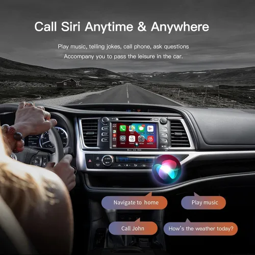 Miniatura 7 de CARabc Adaptador Inalámbrico Carplay Android Auto para Toyota con Entune2.0 2014-2019, Compatible