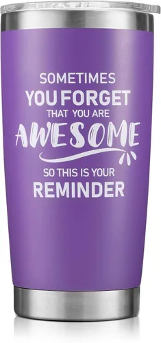 Miniatura 11 de NOWWISH Regalos Inspiradores para Hombres y Mujeres, Taza de Café "Sometimes You Forget You're Awesome", Regalos de Agradecimiento, Regalos Negro