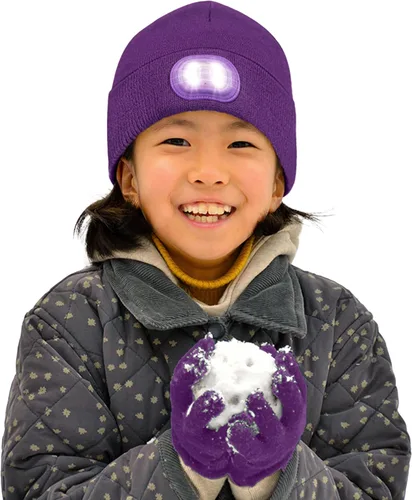 Miniatura 10 de HEAD LIGHTZ by Roq Innovation - Kids Beanie with Light & Glove Set - Unisex LED Beanie Hat with Light Built in, Rechargeable