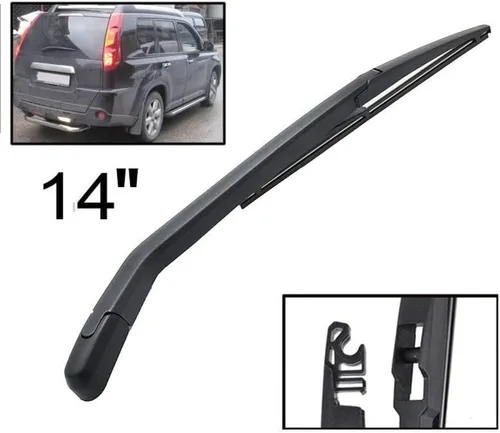 Miniatura 2 de TWSIT Rear Window Wiper Blade Arm Set Kit For Nissan For X-Trail T31 2007 2008 2009 2010 2011 2012 Windshield Tailgate Window