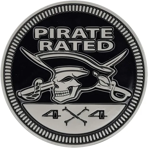 Miniatura 7 de Insignia Automotriz de Metal 4x4 Duck Rated Diseñada Específicamente para el Jeep Wrangler o Cherokee ~ ¡Pégala en Cualquier Lugar! (DR-Badge)
