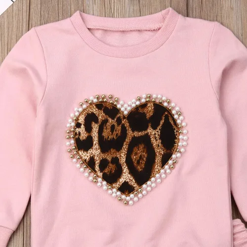 Miniatura 17 de GOOCHEER Conjunto de ropa de manga larga para niña pequeña, camisa y pantalones para niña, conjunto de ropa de primavera, otoño e invierno