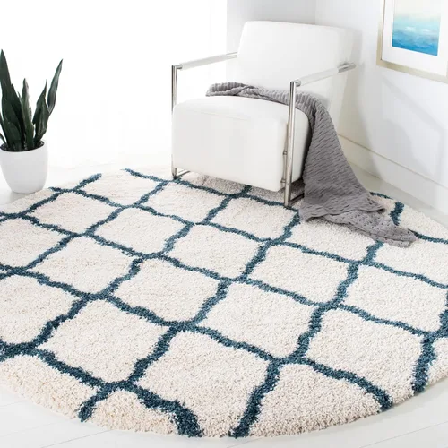 Miniatura 61 de SAFAVIEH Hudson Shag Collection - Alfombra extragrande de 11 x 15 pies, diseño de enrejado, no desprende pelusa y de fácil cuidado, 2 pulgadas
