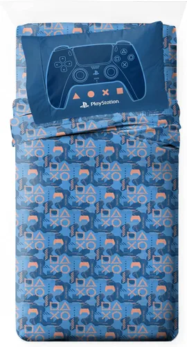 Jay Franco Juego de sábanas infantiles de dibujos animados con sábanas bajeras, planas y funda de almohada, ropa de cama ultrasuave con funda de