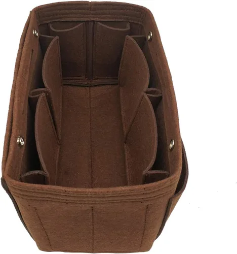 Miniatura 50 de LEXSION Organizador de fieltro para bolso – Bolsa de bolsillo múltiple en bolsa organizadora