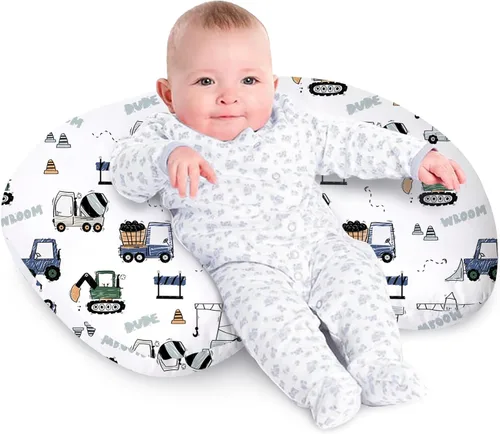 Miniatura 28 de Little Grape Land - Almohada de lactancia mejorada, lactancia materna y biberón durante 0 a 16 meses, funda suave lavable a máquina con relleno
