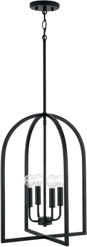 Miniatura 6 de HomePlace Lighting 548841MB Lawson - Lámpara moderna minimalista de mediados de siglo para vestíbulo, 4 luces, 240 vatios en total, 21 pulgadas