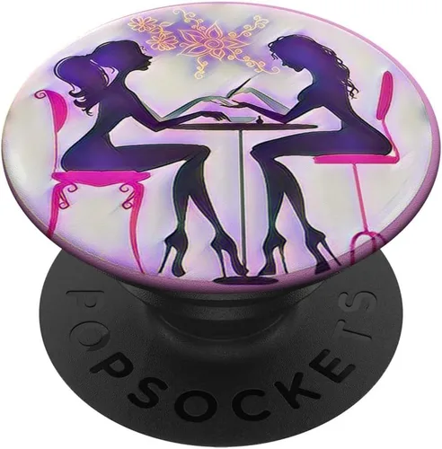 Miniatura 6 de Manicura Nail Tech Esmalte de uñas Maquillaje PopSockets MagSafe PopGrip para iPhone