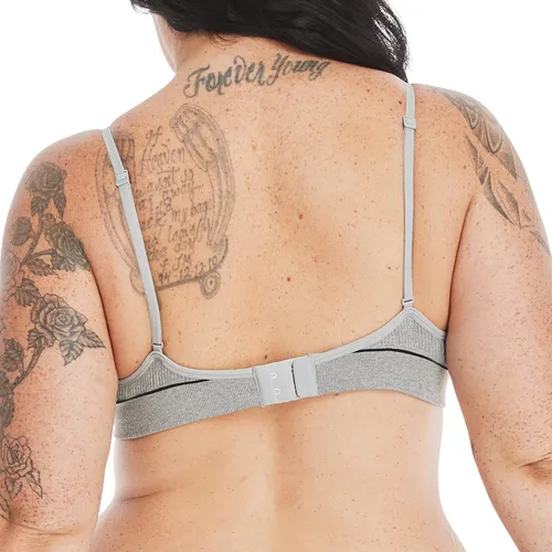 Miniatura 3 de Hanes Womens Originals Seamless Triangle Rib Bralette, Ribbed Wirefree Bra, ComfortFlex Fit