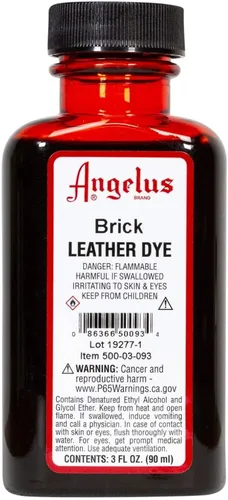 Miniatura 24 de Angelus Tinte para cuero, 3 onzas, bronceado militar