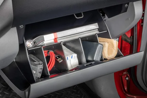 Miniatura 7 de Vehicle OCD - Divisor de consola central, bandeja y organizador de guantera para Toyota Tacoma (2005-2015) - Fabricado en Estados Unidos