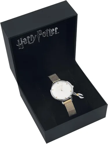 Miniatura 7 de Harry Potter Reloj dorado Snitch Charm adornado con cristales, Oro, Moderno