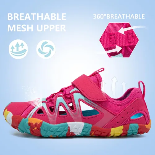 Miniatura 5 de CIOR Zapatos de agua para niños y niñas, cómodos zapatos deportivos con punta cerrada, sandalias deportivas para caminar