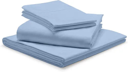 Miniatura 17 de 1000-Thread Count 100% Egyptian Cotton Twin Sheet Set, Soft Breathable Sateen Weave Long Staple Cotton, 1000-TC Pure Cotton, Fits Mattress 15" Deep