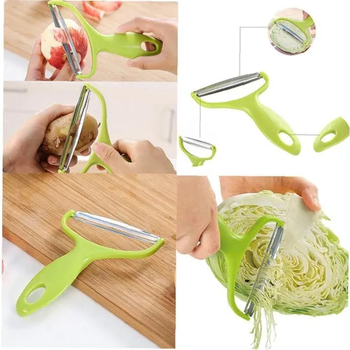 Miniatura 5 de Rallador de col Pelador de patatas de acero inoxidable Cortador de verduras Cortador de ensalada