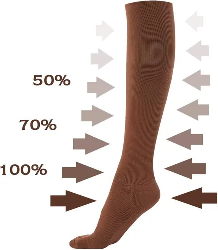 Miniatura 19 de NOVAYARD Calcetines de compresión para hombres y mujeres graduados 15-20 mmHg (4 pares)