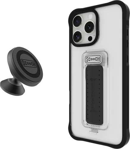 Miniatura 145 de Scooch® para iPhone 15 Pro Max Funda con Soporte, Funda Kickstand Wingman 5-en-1, Protección contra Caídas de Grado Militar, Kickstand Desplegable