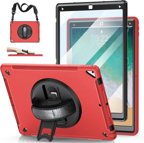 Miniatura 10 de Funda para iPad Pro 12.9 de 2ª generación 2017 y 2015 de 1ª generación, funda protectora de TPU resistente con protector de pantalla, soporte