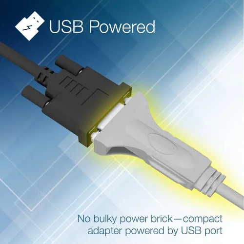 Miniatura 5 de Adaptador USB 3.0 TRENDnet de gráficos de videos VGA / DVI / HDMI para varios monitores hasta 1920 x 1080 (admite Windows 10, 8.1, 8, 7, XP), Azul
