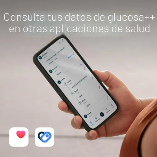 Miniatura 9 de Lingo Monitor Continuo de Glucosa (CGM) y Aplicación. Fabricado por Abbott. Conozca el impacto de lo que come. 1 biosensor Lingo dura hasta 14