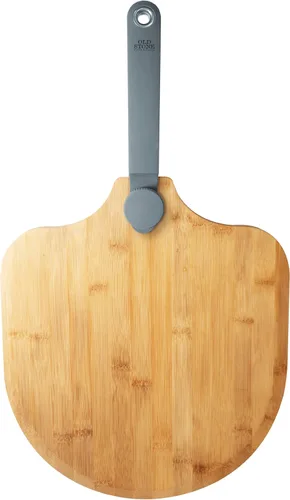 Miniatura 9 de Old Stone Pizza Kitchen - Pala de aluminio para pizza con mango de madera plegable, 12 x 14 pulgadas