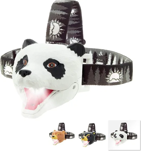 Miniatura 9 de Big Discoveries Bear Linterna Frontal LED - Linternas Frontales de Oso para Niños Múltiples Estilos Disponibles Linterna Frontal de Juguete