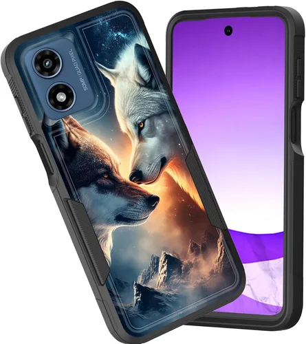 Miniatura 47 de Funda protectora para Motorola Moto G Stylus 5G 2025/Moto G Stylus 5G 2026, funda protectora híbrida de doble capa resistente a prueba de golpes