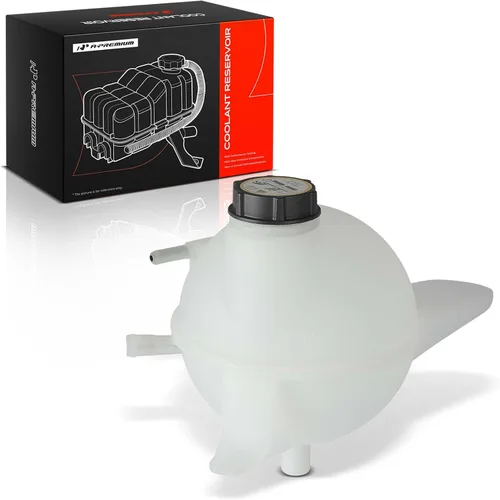 A-Premium Tanque de depósito de recuperación de desbordamiento de refrigerante del motor [con tapa] Compatible con Ford Transit-150, Transit-250,