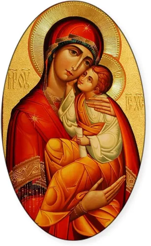 Miniatura 9 de CafePress - Adhesivo ovalado de la Virgen María de Fátima - Adhesivo ovalado para parachoques de coche Blanco - Pegatina Ovalada Virgen María Fátima