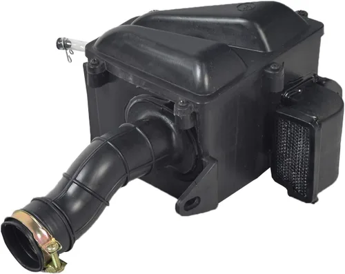 AlveyTech Caja de filtro de aire para Kandi Go Karts de 150 cc y karts hechos en China (martillo y TaoTao) - Ensamblaje de caja de plástico ligero -