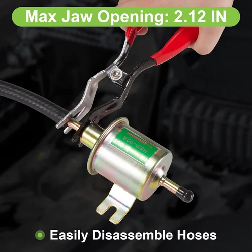Miniatura 2 de Toolwiz Alicates de extracción de manguera de automóvil, combustible automático y tubería de vacío Alicates removedores de manguera, herramientas