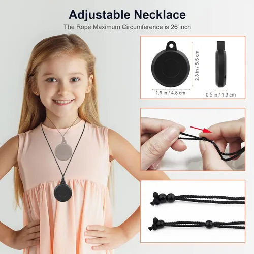 Miniatura 5 de Funda impermeable para Airtag para llavero, collar y llavero, cubierta completa con tornillo, rastreador GPS oculto para niños, ancianos, mascotas