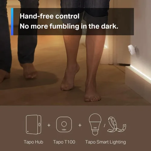 Miniatura 6 de Kit de inicio del sensor Tapo de TP-Link: "1 x Hub H100" + "1 x Sensor de movimiento T100" + "1 x Sensor de contacto T110