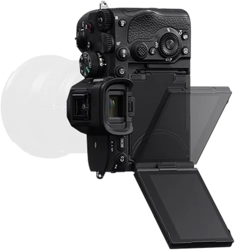 Miniatura 8 de Sony ILCE-7M5/B a7 V - Cuerpo de cámara sin espejo de marco completo con luz flash MK320, monopie de 72 pulgadas, correa de agarre de muñeca