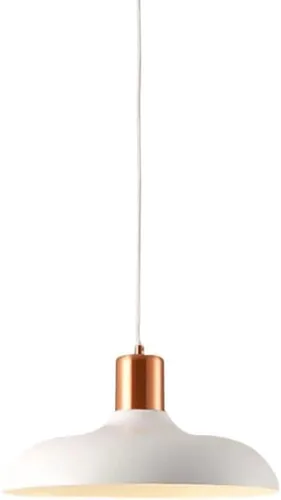 Miniatura 5 de Lámpara colgante de metal grande de 11.8 pulgadas, moderna lámpara colgante industrial colorida con pantalla de hierro, 39.3 pulgadas de altura