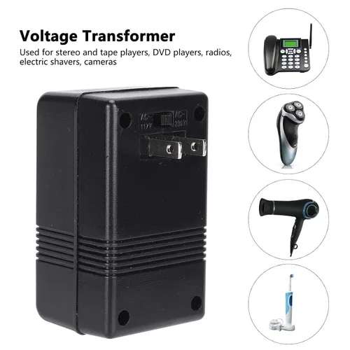 Miniatura 5 de Convertidor de voltaje 100 W CA 100 V-120 V a 220 V-240 V transformador de potencia para teléfono portátil cargador de cámara enchufe universal