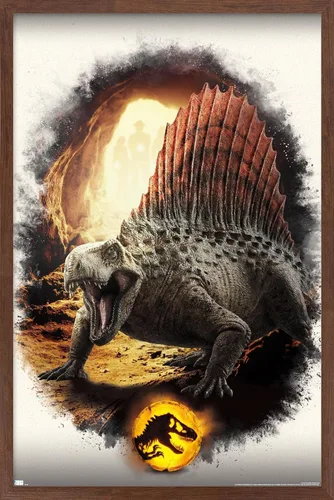 Miniatura 16 de Trends International Jurassic World: Dominion - Póster de pared focal Dimetrodon, 22.375 x 34 pulgadas, versión enmarcada en negro Versión con marco