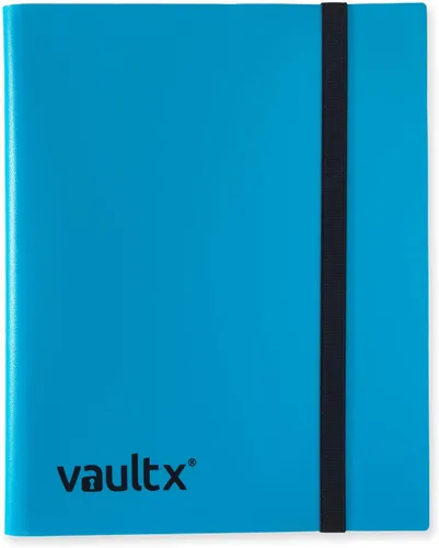 Miniatura 27 de Vault X Carpeta estándar de 9 bolsillos, con capacidad para 360 tarjetas intercambiables en 20 páginas de carga lateral (morado)