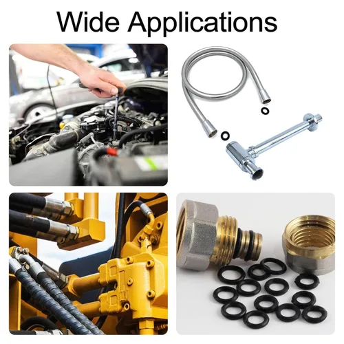 Miniatura 6 de Kit surtido de 400 piezas de juntas tóricas de goma, juego de juntas tóricas de goma de 24 tamaños para grifo, manguera, reparación automotriz