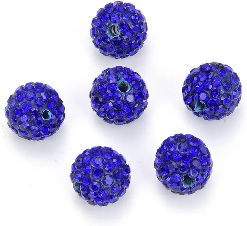 Miniatura 14 de 25 piezas Adabele AA+ Grado Atrapasoles de cristal de diamantes de imitación pavimentan cuentas sueltas de 0.315 in de color azul zafiro claro