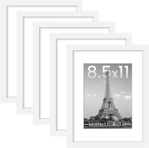 Miniatura 37 de upsimples - Portarretratos de 11 x 14 para galería de fotografías. Marcos para fotos de 8 x 10 pulgadas con paspartú o de 11 x 14 pulgadas sin Dorado