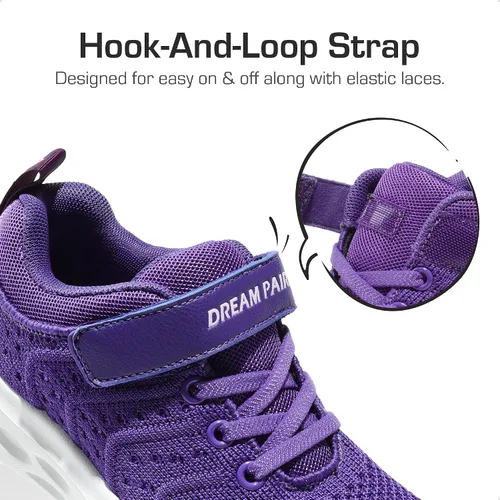 Miniatura 3 de DREAM PAIRS Zapatos deportivos para niños y niñas, zapatos deportivos para niños pequeños y grandes