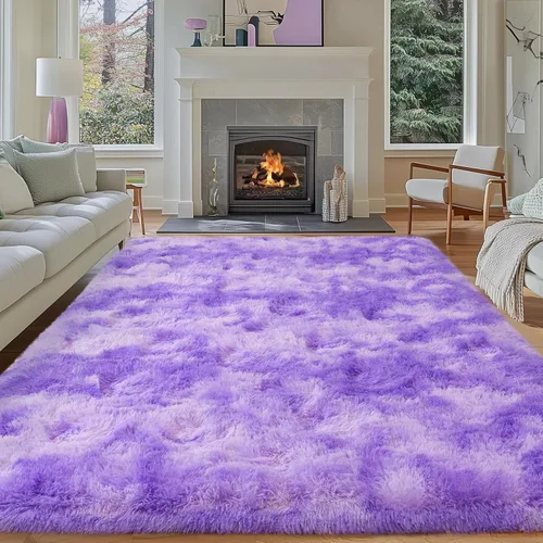 Miniatura 61 de Dssimo - Alfombra superesponjosa para la habitación, alfombra de área moderna, pequeña, suave y acogedora de felpa para niños, niñas y adolescentes