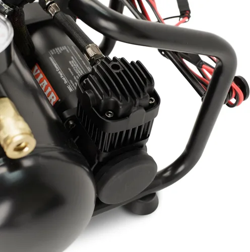 Miniatura 2 de VIAIR Compresor Plug-N-Play 380C, 12V, tanque de 1.5 galones, 200 PSI nominal con acceso de alimentación de 7 vías, para clavar, herramientas