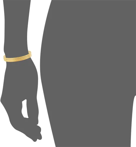 Miniatura 5 de My Daily Styles - Brazalete apilable para mujer, acero inoxidable, tres pulseras