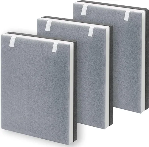 Paquete de 3 filtros de repuesto Vital 100 compatibles con purificador de aire LEVOIT Vital 100, juego de filtros de carbón activado de alta 3